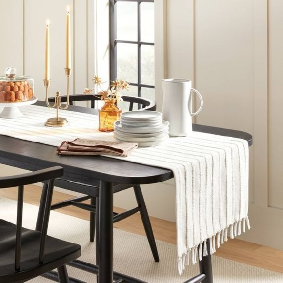 Hearth & Hand Accents Hearth Hand Magnolia Staggered Metal Taper Candelabra Brass Beeswax